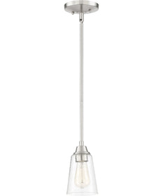Grace 1-Light Mini Pendant Brushed Polished Nickel