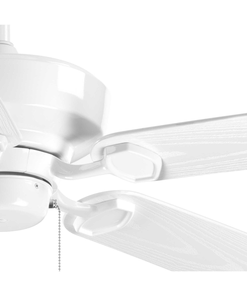 Lakehurst 60" Indoor/Outdoor 5-Blade Ceiling Fan White