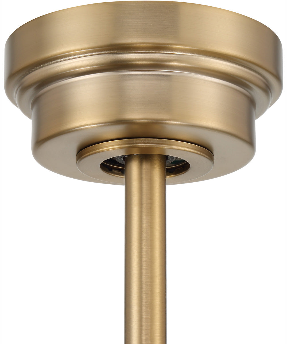 60" Ricasso 1-Light Ceiling Fan Satin Brass