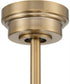 60" Ricasso 1-Light Ceiling Fan Satin Brass