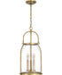Colonel Small 3-light Mini Pendant Weathered Brass