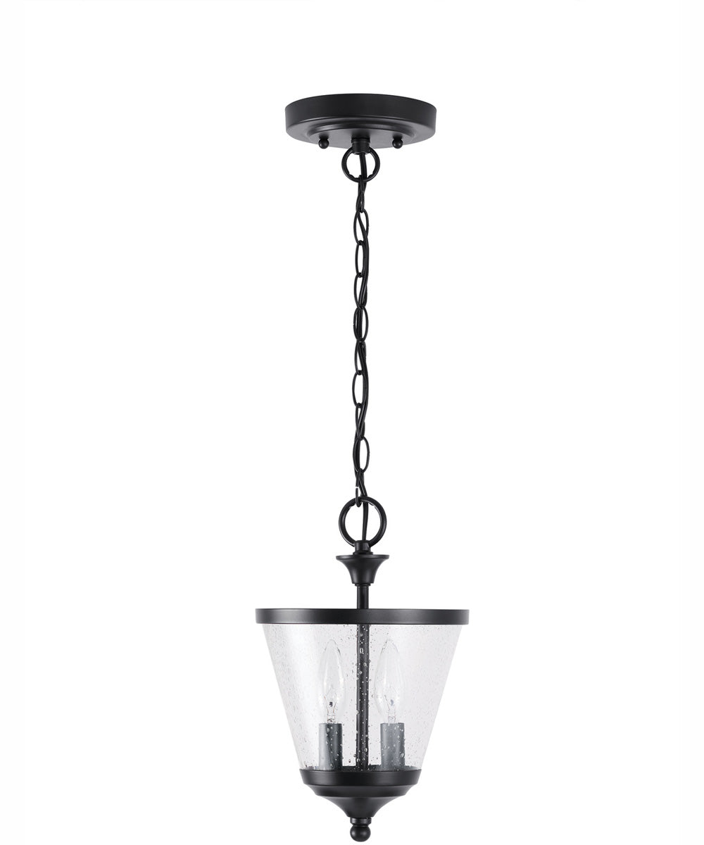Stanton 2-Light Foyer Matte Black