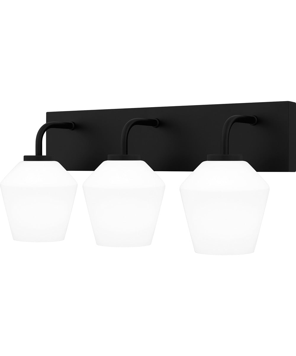 Nielson Large 3-light Bath Light Matte Black