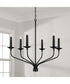 Wilder 6-Light Chandelier Matte Black