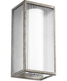 9"W Maestro 3-light LED Wall Mount Light Fixture Weathered Zinc