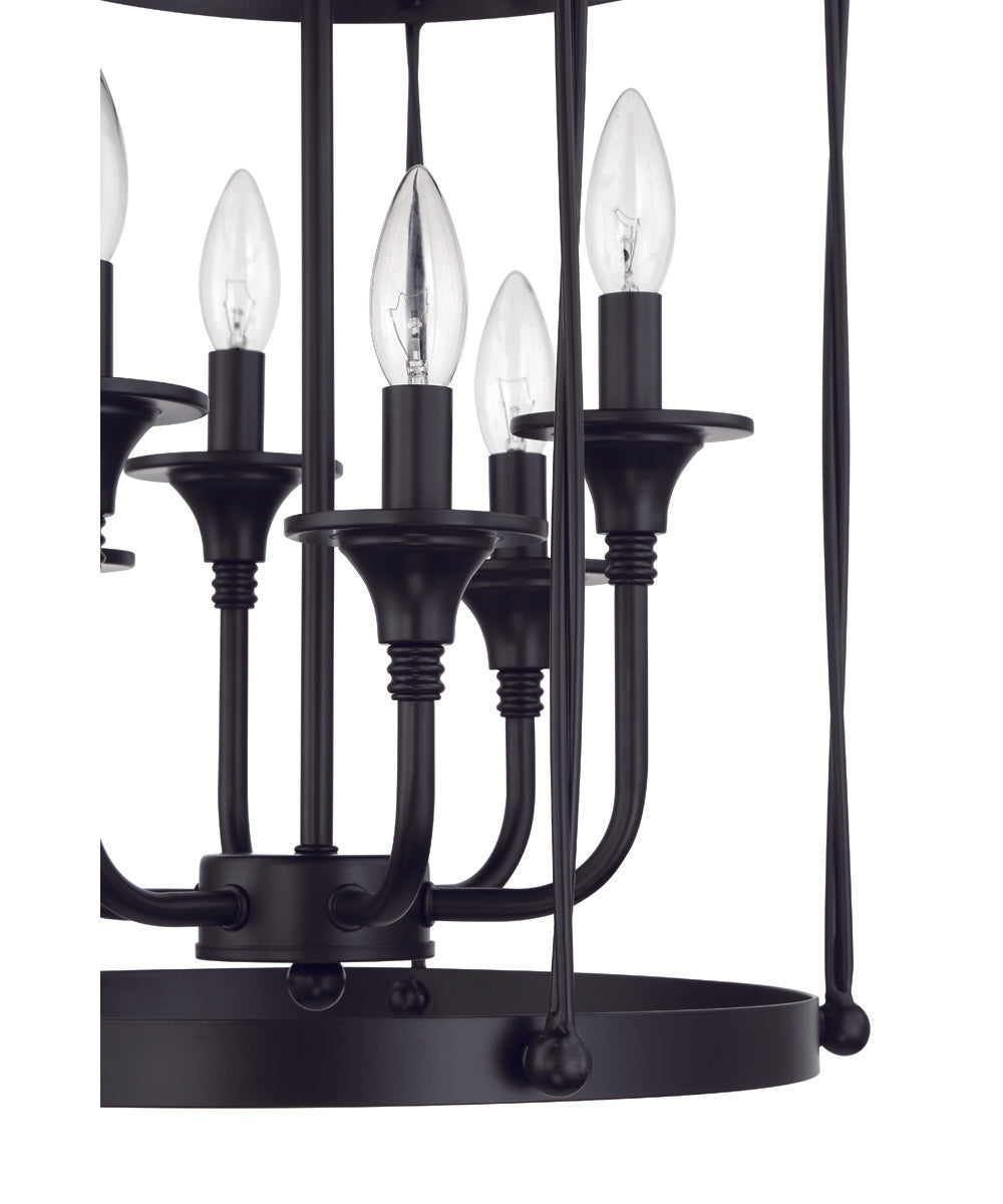 Jolenne 6-Light Foyer Flat Black