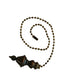 Beaded Knob Spire Ceiling Fan Pull, 1.5"h with 12" Oiled Bronze Brass Chain