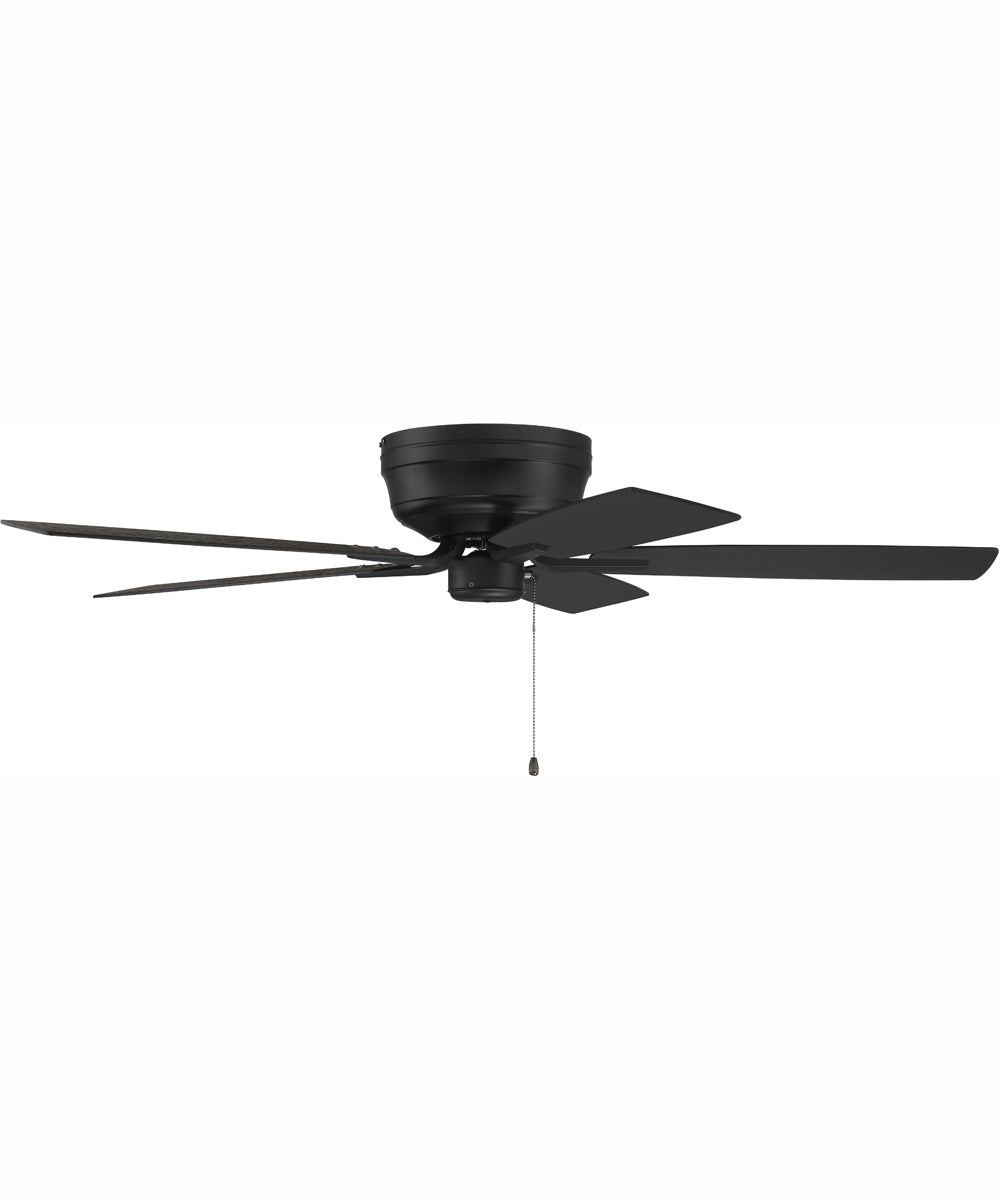 52" Pro Plus Hugger Ceiling Fan Flat Black
