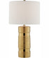 Lucano 2-Light 2 Pack-Table Lamp Gold/White Linen Shade