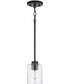Greyson 1-Light Pendant Matte Black