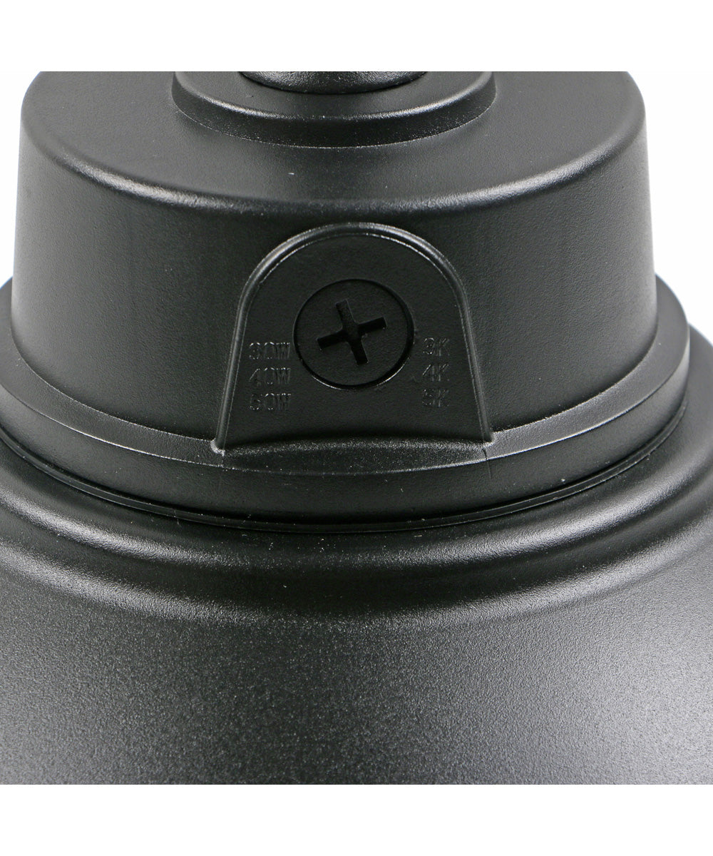 Outdoor Barn Gooseneck Wall Light Black Finish, 15"h