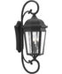 Verdae 3-Light Extra-Large Wall-Lantern Textured Black