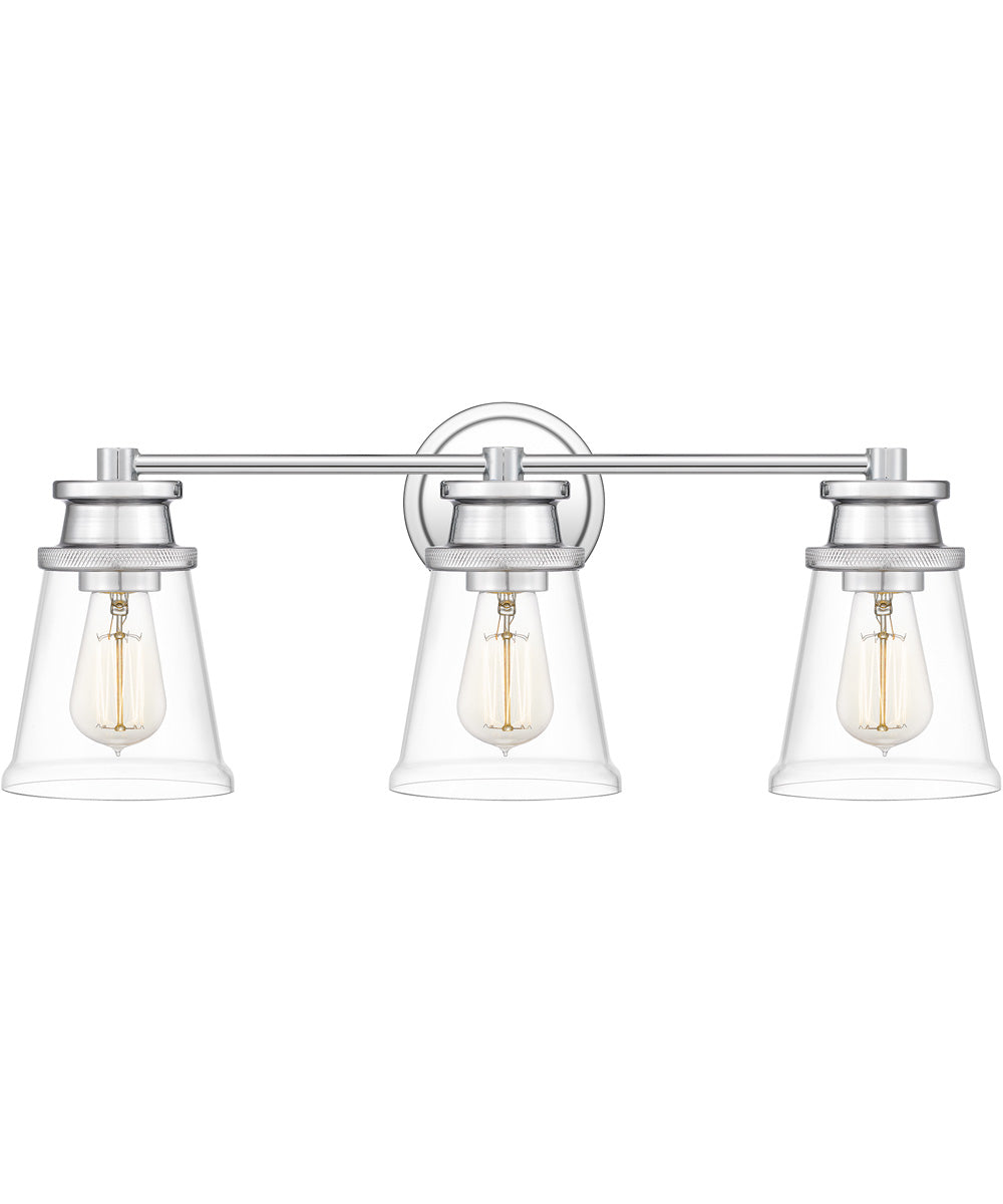 Haverfield Large 3-light Bath Light Polished Chrome