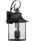 Chancellor Large 3-light Outdoor Wall Light Mystic Black