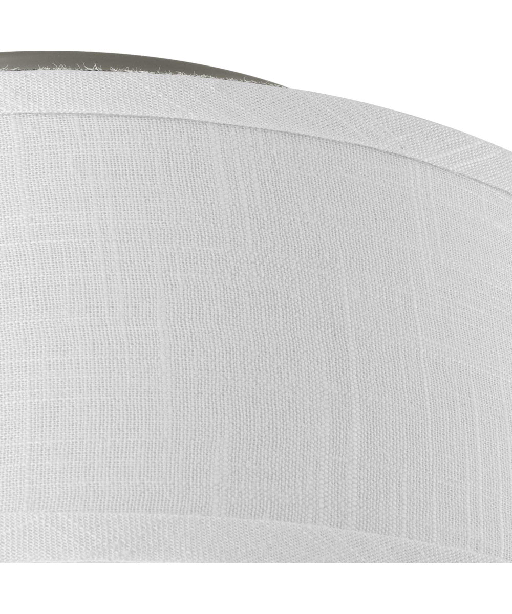 Arden 2-Light 14" Flush Mount Brushed Nickel