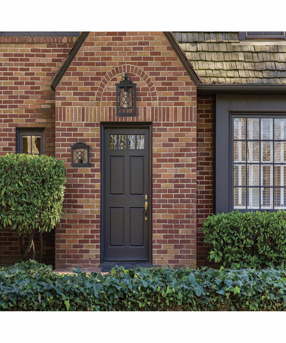 Yorktown VX 1-Light Outdoor Pocket Sconce Black/Aged Copper