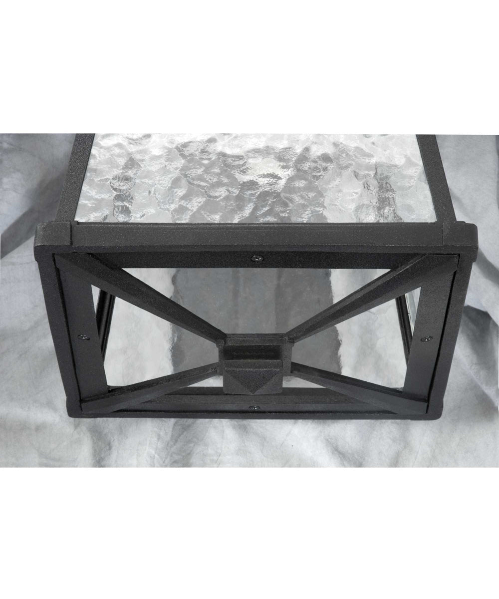 Mac 1-Light Hanging Lantern Textured Black