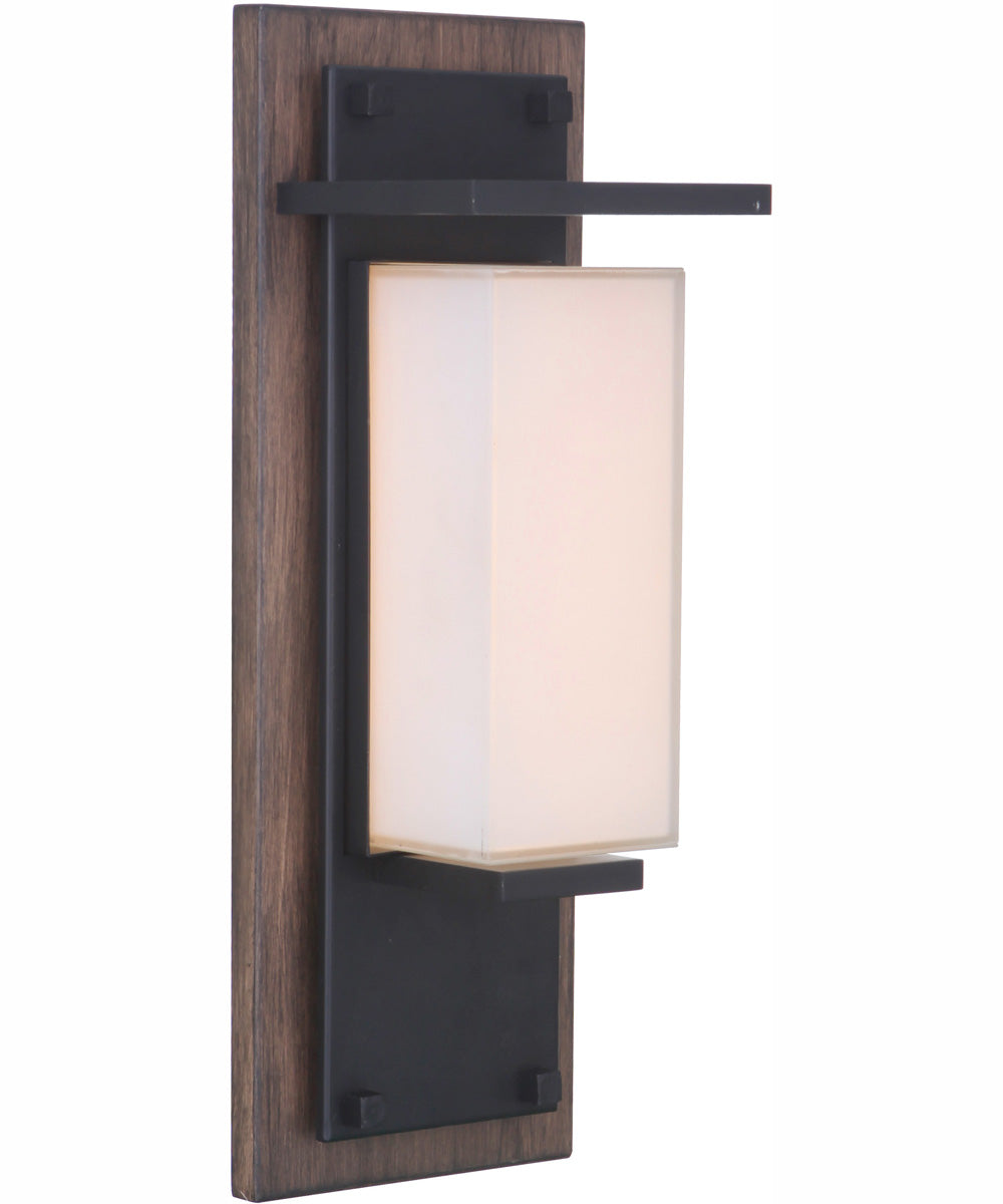 Heights 1-Light Outdoor Wall Lantern Whiskey Barrel / Midnight