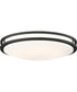 24"W Glamour LED Close-to-Ceiling Matte Black