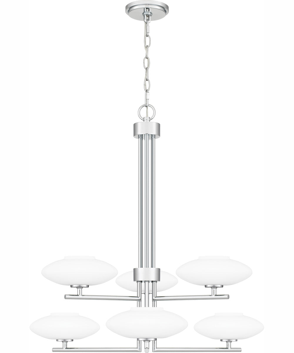 Quoizel Chandelier 6-light Chandelier Polished Chrome