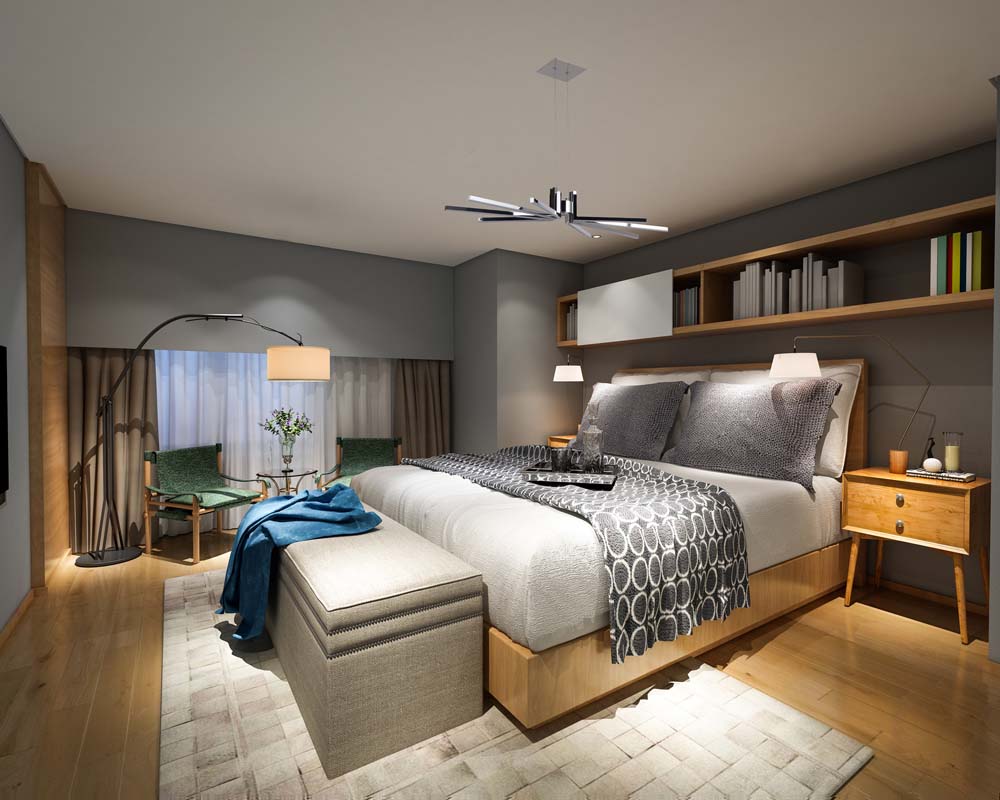 36"W Pinnacle 8-Light LED Chandelier Chrome