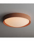 Souffle 18 inch LED Flush Mount Terra Cotta