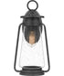 Sutton Large 1-light Outdoor Wall Light Speckled Black