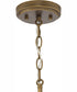 Burgess 1-Light Modern Farmhouse Pendant Aged Bronze