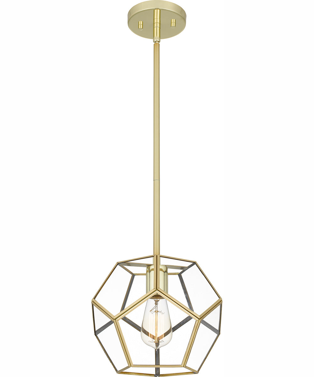 Quoizel Piccolo Pendant Small 1-light Mini Pendant Polished Brass