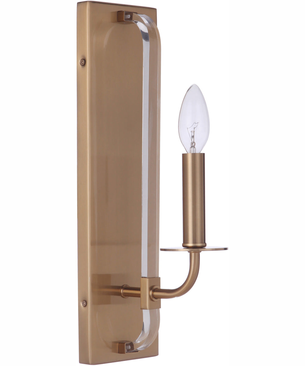 Graclyn 1-Light Wall Sconce Satin Brass