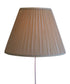 16"W Floating Shade Plug-In Wall Light EggShell Mushroom Pleat