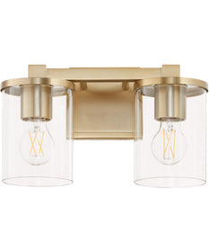 Bolton 2-light Bath Vanity Light Aged Brass