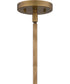 Mallory 5-light Chandelier Weathered Brass