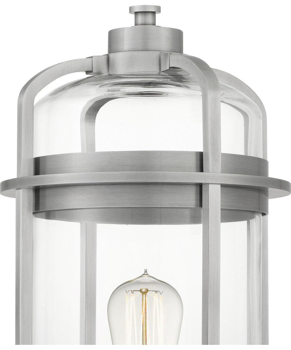 Carrington Large 1-light Outdoor Post Light Industrial Aluminum