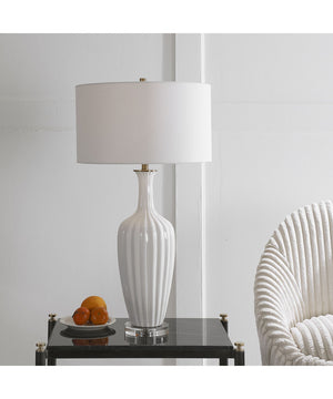 Strauss White Ceramic Table Lamp