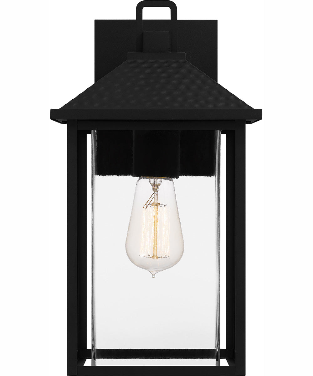 Fletcher Medium 1-light Outdoor Wall Light  Coastal Armour Aluminum Earth Black