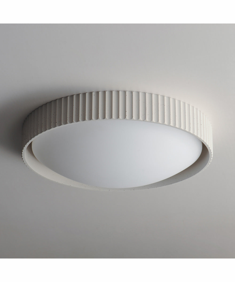 Souffle 18 inch LED Flush Mount Chaulk White