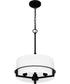 Seymour Large 3-light Pendant Matte Black