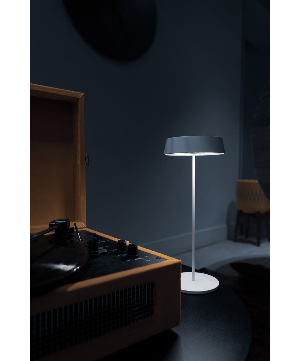 Alessandro Volta LED Portable Battery Lamp White