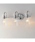 Ava 3-Light Bath Vanity Polished Chrome