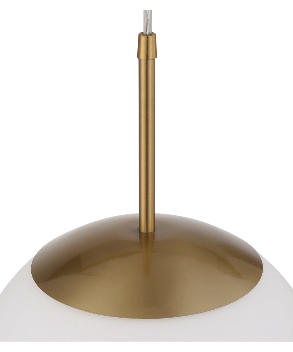 Gaze 1-Light Pendant Satin Brass