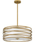Spiral 3-light Pendant Light Gold