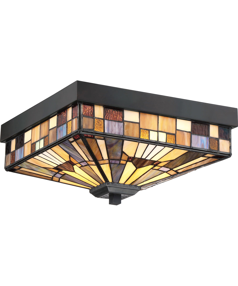 Inglenook 3-light Flush Mount Valiant Bronze