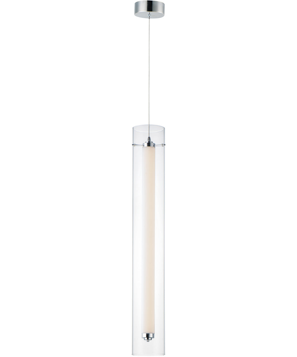 5"W Centrum LED Large Pendant Polished Chrome