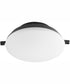 1-light LED Patio Ceiling Fan Light Kit Matte Black
