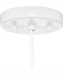 Perimeter 1-Light Mid-Century Modern Pendant with metal Shade White