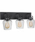 Trystan 3-Light Vanity Flat Black