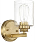 Bolden 1-Light Wall Sconce Satin Brass