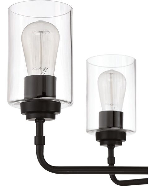 Craftmade Stowe 9-Light Chandelier Flat Black 56029-FB