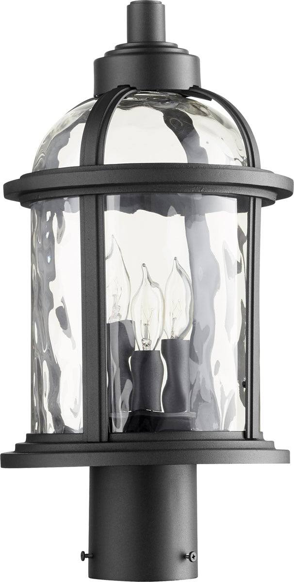 17"H Winston 3-light Outdoor Noir